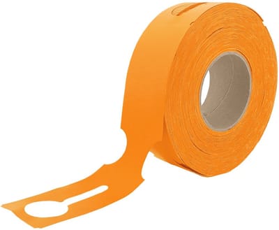 CombiCraft Grote sleufetiketten 273,5x59mm oranje - per 500 stuks
