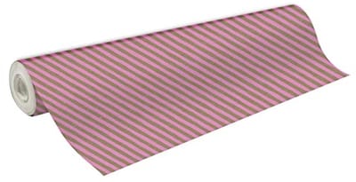 Cadeaupapier met Roze Strepen - 50 x 70 cm, 70 g