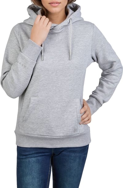 DENIMFY Dames trui DFEmma regular fit Grijs S Volwassenen