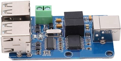 Dailygoody - 4-kanaals USB HUB-isolatormodule - Plug-and-play - Sterke Stroominterferentiebescherming - Blauw - Geïsoleerde Gegevenssnelheden - Geschi
