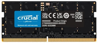 Crucial CT24G56C46S5 geheugenmodule 24 GB 1 x 24 GB DDR5 262-pin SO-DIMM ECC