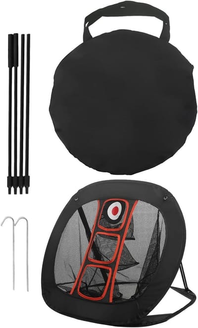 Golf Oefennet - Chipping Net - Golfvaardigheden Verbeteren - Opvouwbaar Draagbaar Ontwerp - 70x71x54 cm - Niet gespecificeerd