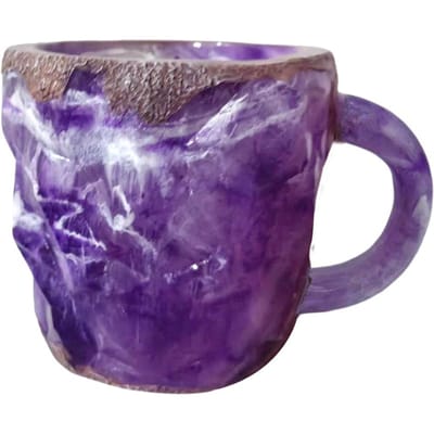 400ml Mineraal Kristal Koffiemokken Kristal Decoratieve Mokken Melkkop Drank Drinkcontainer Mok Kantoor Huishouden Waterbeker 400ml gray