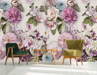 INGK - Floral Utopia Behang - Sunny Morning