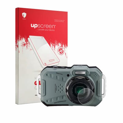 upscreen - Screenprotector voor Ricoh Pentax WG-1000 (Lens) - Folie Beschermfolie Beschermglas transparant