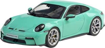 Solido Modelauto - Porsche 911 - groen - 11 x 5 cm - schaalmodel