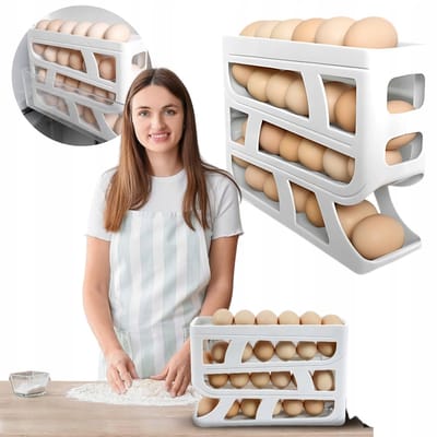 Merkloos Eierhouder Organizer voor 30 Eieren - Koelkast & Keuken