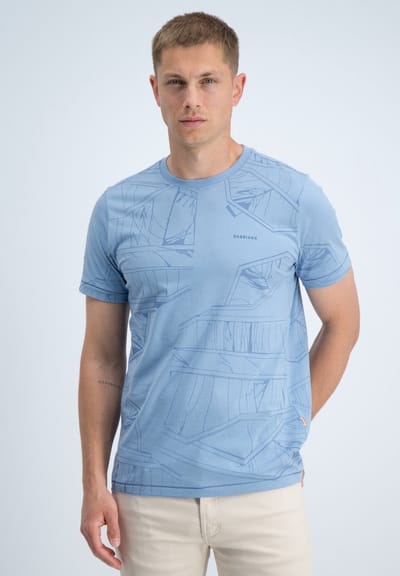 Gabbiano T-shirt All Over Jersey Silky Finish Allure Blue (1566115 NIK - 224)