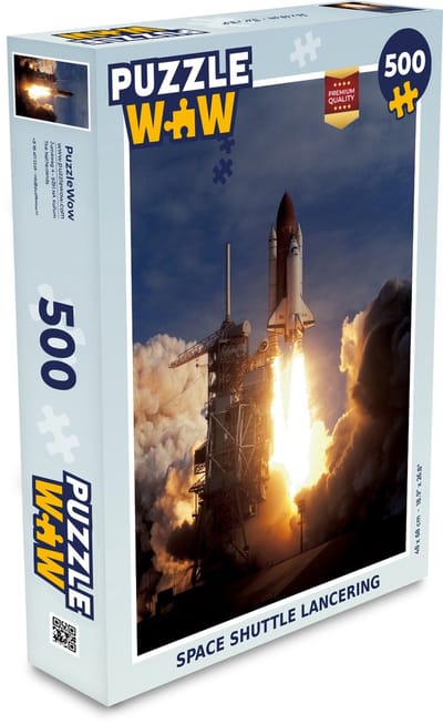 Puzzel Space shuttle lancering - Legpuzzel - Puzzel 500 stukjes