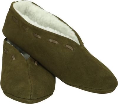 Arieszzz Spaanse Sloffen Unisex – Groen – Warme Pantoffels – Maat 37