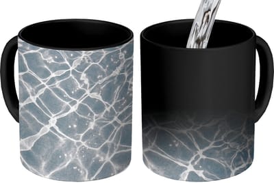 Magische Mok - Foto op Warmte Mokken - Koffiemok - Water - Reflectie - Zonlicht - Magic Mok - Beker - 350 ML - Theemok