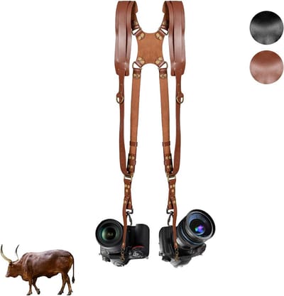 Dubbele Camerariem met X-vormig Ontwerp voor Professionele Fotografen