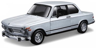 Burago BM Maruni Schaal Diecast Modelauto BMW 2002 Tii 1972 1/32 - (Zilver) [Gebruikt] zilver