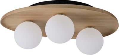 OSRAM Decor Houten Nest LED Plafondlamp, Bruin Rubberhout, 1xG9 Versie, Textielkabel, IP20