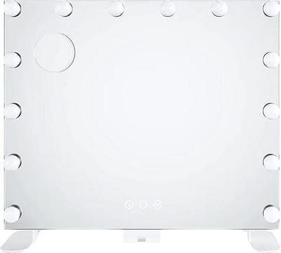 Make-upspiegel met Verlichting - Verlichte piegel - Mirror - Verlichte Spiegel met 14 Dimbare LED-lampen - voor Kleedkamer & Slaapkamer
