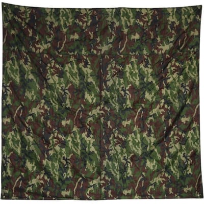 Abri de bâche de tente de pluie de tapis imperméable léger portatif extérieur de Camouflage (3*2,9 m)