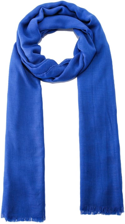 Emilie scarves - sjaal - kobaltblauw - basic sjaal - omslagdoek - lang - 200X90CM - viscose