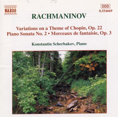 Konstantin Scherbakov - Rachmaninov: Sonate No. 2 | Chopin Variations (CD)