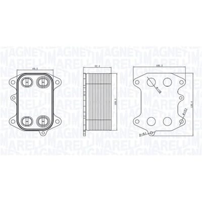 Oliefilterhuis MAGNETI MARELLI 350300003300