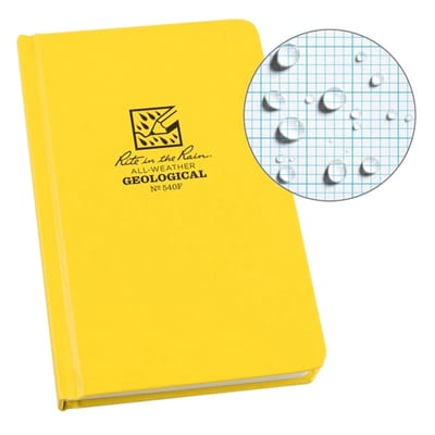 Rite In The Rain Geological Hard Cover - Geologie Notitieboek - Watervast Papier