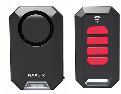 NAXSIR Fietsalarm Anti-Diefstal met Afstandsbediening - 135dB Extreem Luid Alarm - Met Valalarm - voor Fiets/E-bike/Scooter