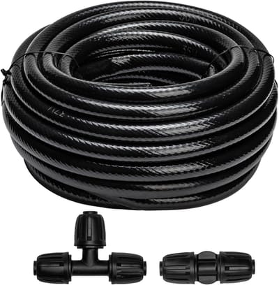 40 FT 1/2" Druppelirrigatieslang voor Tuin Irrigatiesysteem met Connectoren
