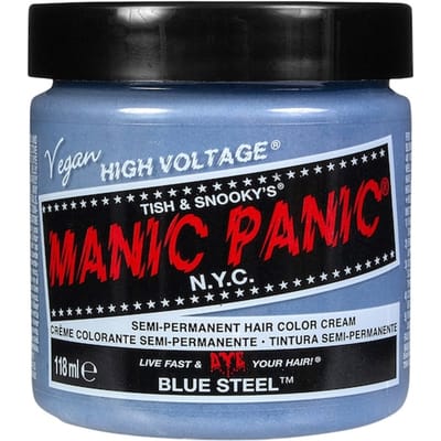 Manic Panic Semi permanente haarverf Blue Steel Classic Blauw/Zilverkleurig