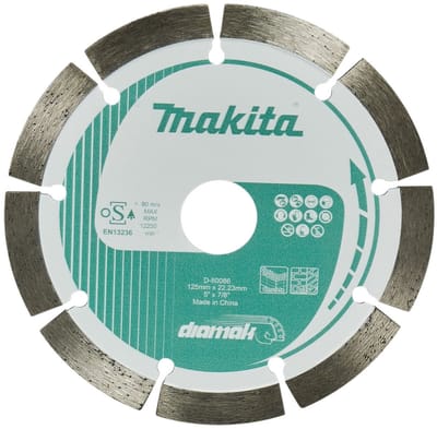 Makita D-80086 D-80086 Diamanten doorslijpschijf Diameter 125 mm Boordiameter 22.23 mm Beton, Baksteen, Kalkzandsteen 1 stuk(s)