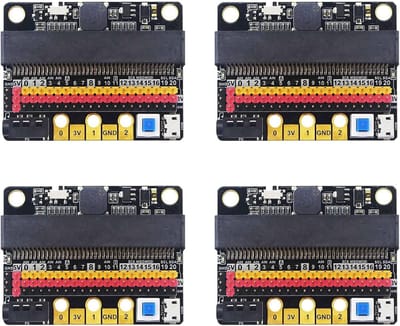 Uitbreidingskaart IO BIT - Adapterplaat V2.0 - Elektronica Projecten - Horizontale Bevestiging - 11x7x4cm - Zwart