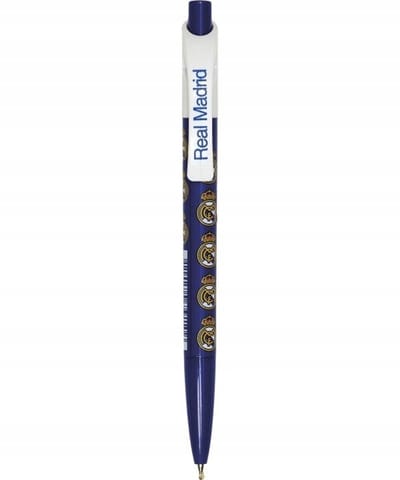 Real Madrid Blauwe Klik-dop - Perfect voor School & Kantoor