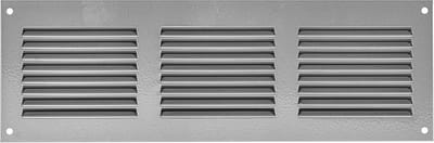 Paneir Airdesigns- metaal-300 X 100 -omgezette rand - opbouw - aanvoer & afvoer  - grijs