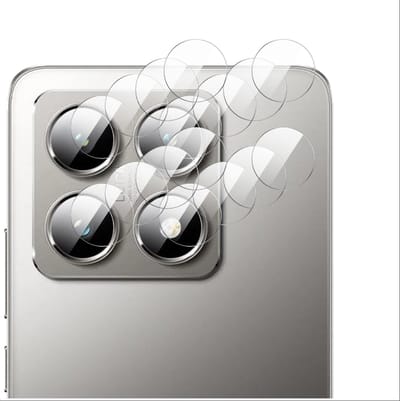Dailygoody - Ultradunne cameralensbeschermer - HD gehard glas - Bescherming voor Xiaomi 14T - 4-pack - Camera bescherming - Geschikt voor Xiaomi 14T