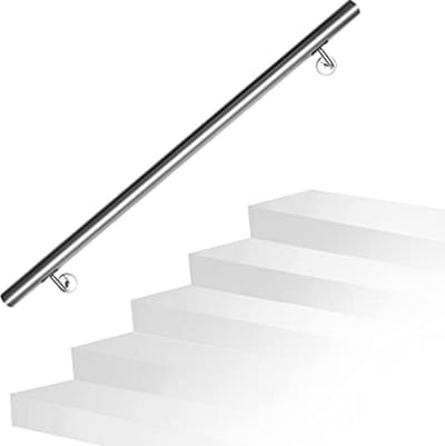 Roestvrijstalen Trapleuning 80 cm - Veilige Binnen- en Buitentoepassing