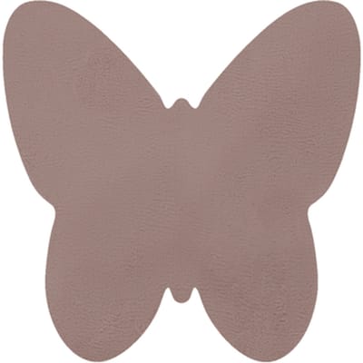 Kleden Rugsx Modern wastapijt SHAPE 3150 Vlinder shaggy - 80x80 cm