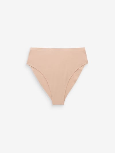 Next - Dames - Vormgevend slipje met buikcorrectie van premium katoenmix - Huidkleur