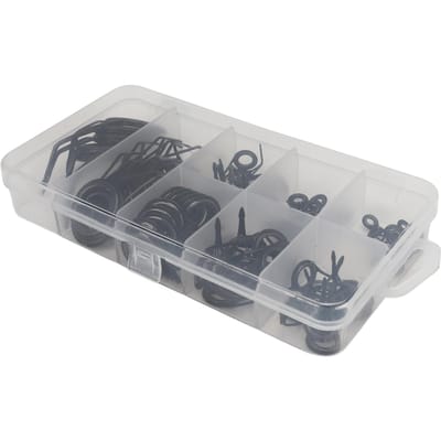 75pcs Acier Inoxydable & Céramique Kit d'Anneaux de Guidage pour Canne à Pêche Anneaux Yeux Pour Canne à Lancer
