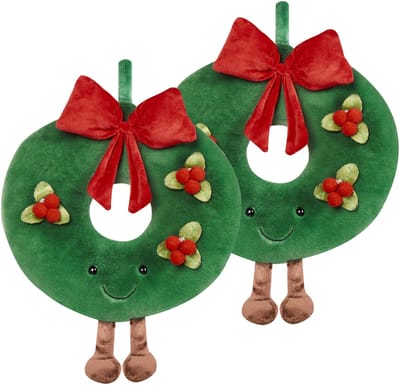 BONBON - Sierkussen set 2 - Groen - 45 cm - Katoen