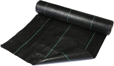 Onkruidmembraan - Gronddoek Tuin - Onkruid Vrij Houden - Ademend UV-bestendig - 0.5x40m - Zwart