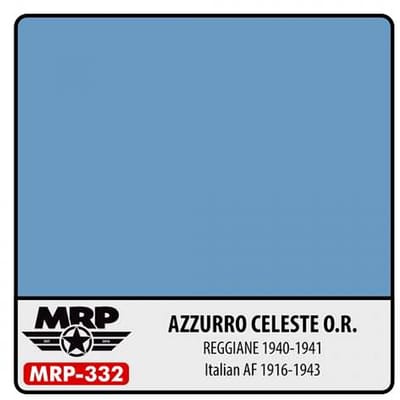 Mr. Paint MRP-332 - Azzurro Celeste O.R. – Reggiane 1940-1941 (Italian AF 1916-43) – 30 ml verf voor Airbrush & Detailwerk