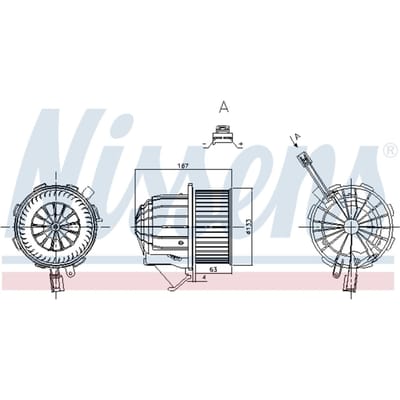 Binnenventilator NISSENS 87428