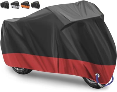 Waterdichte Motorhoes 210D Oxford Stof voor Motorfiets - UV Bescherming, Winddicht, 265 x 105 x 125 cm