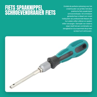 Dailygoods- Spaaknippel Gereedschap Roestvrij Staal - Fiets Gereedschap Set - Fietsgereedschap Koffer - Draagbaar - Eenvoudige Bediening - Lichtgewicht
