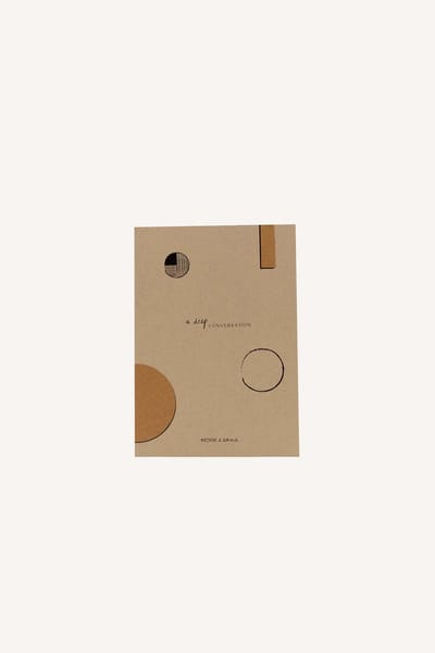 Monk & Anna notitieboek L - A deep conversation - dotted papier - 140 pagina's