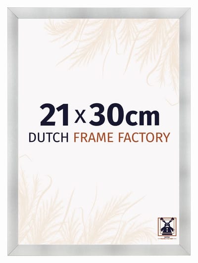 Fotolijst 21x30 cm - MDF - Aluminium Geborsteld - Praag