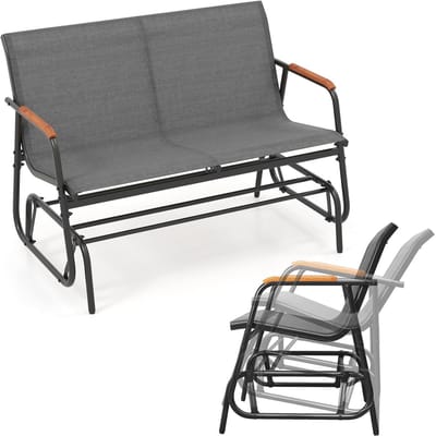 Ergonomische Schommelbank voor Buiten - 2/3-zits Comfortabel Design