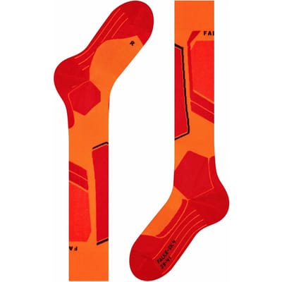 FALKE SK4 warm dun wol functioneel materiaal skisokken heren orange - maat 39-41