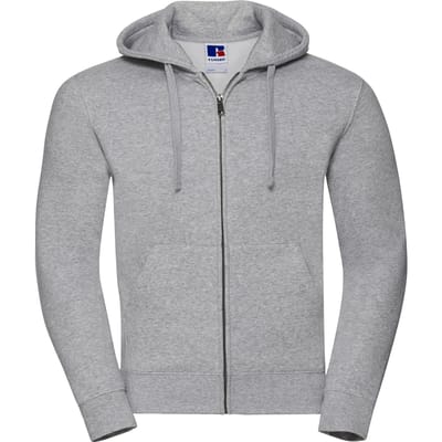 Russell Heren Authentic Full Zip Hoodie (Licht Oxford)