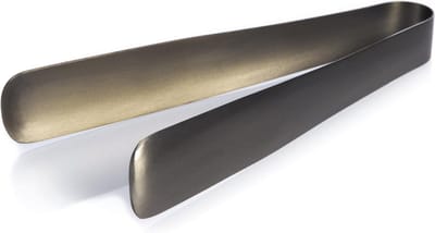 XLBoom Laps ijsblokjes tang - Aluminium ijstang - Zwart - 16 × 7,5 × 2,5 cm