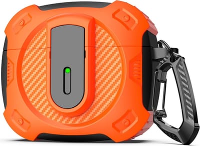 Ruimte Thema Harde Beschermhoes voor AirPods 3 met Reinigingsset - Militaire Stijl 2024