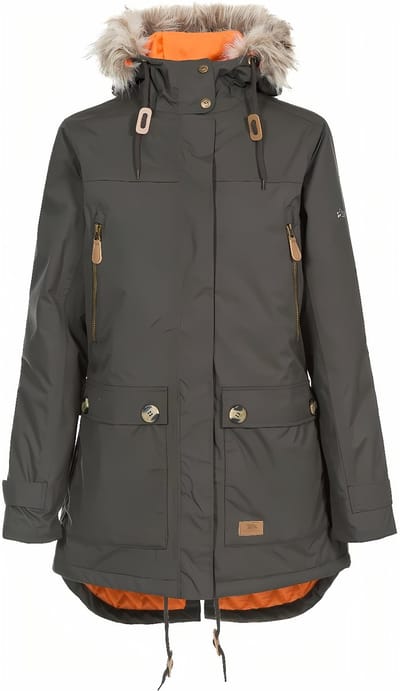 Trespass damesregenjas Clea - Damesjas Tp50 Dark Khaki
